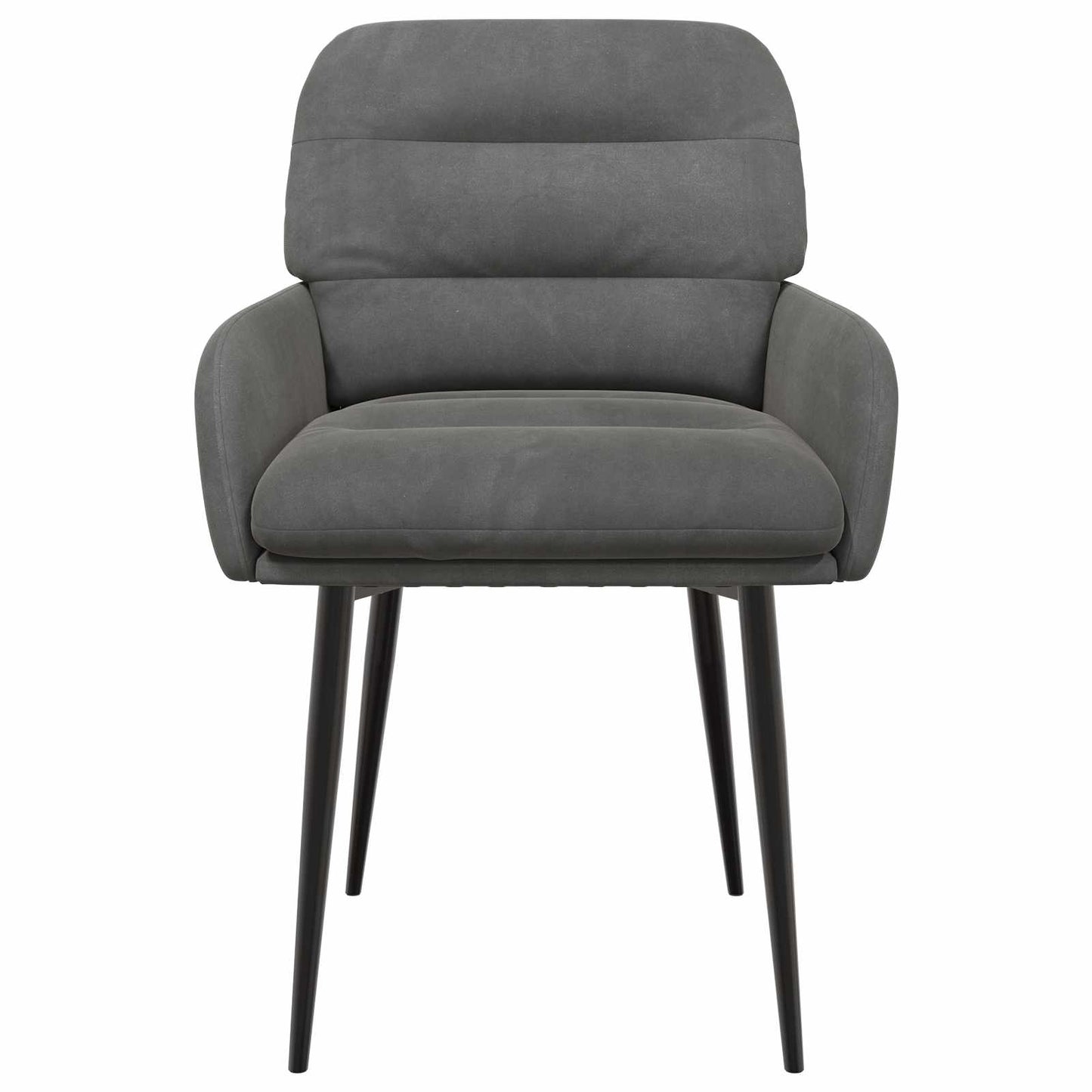Eettafelstoelen 6 pcs fluweel Donkergrijs 59 x 59,5 x 90 cm