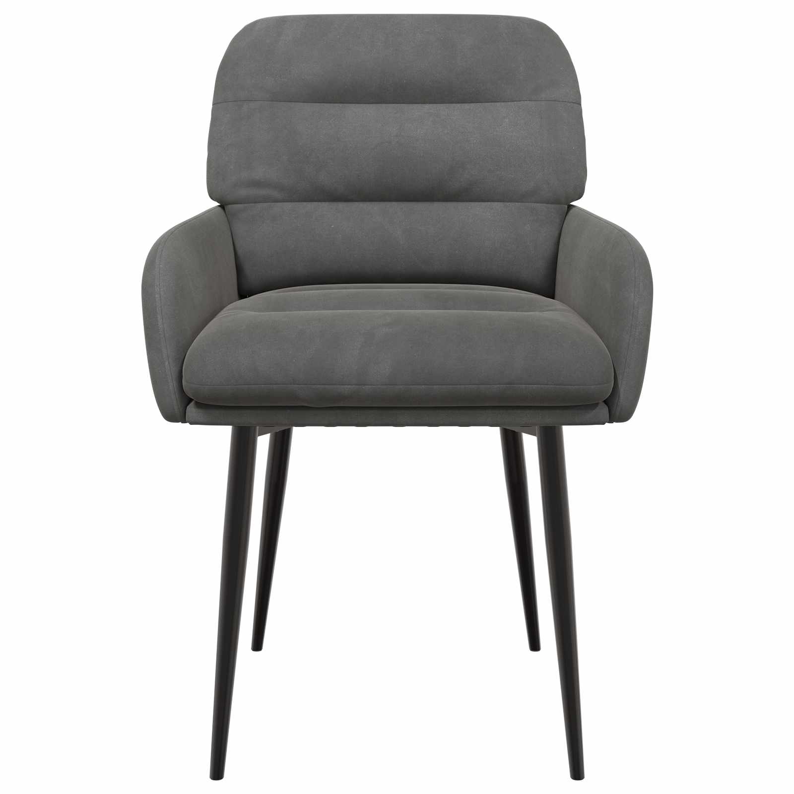 Eettafelstoelen 6 pcs fluweel Donkergrijs 59 x 59,5 x 90 cm