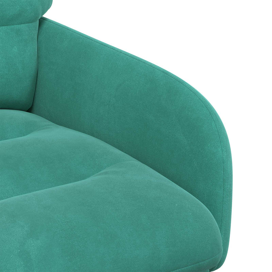 Eettafelstoelen 6 pcs fluweel Turquoise 59 x 59,5 x 90 cm