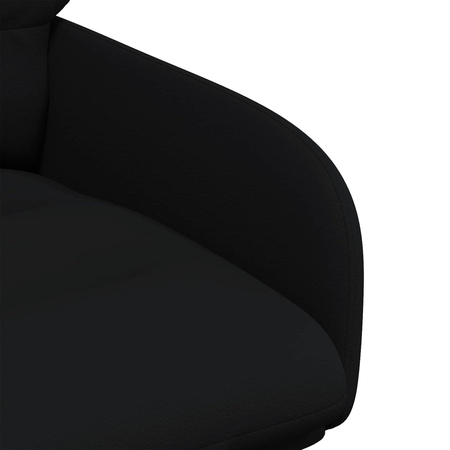 Draai Eetstoelen 6 pcs Kunstleer Zwart 59 x 59,5 x 90 cm