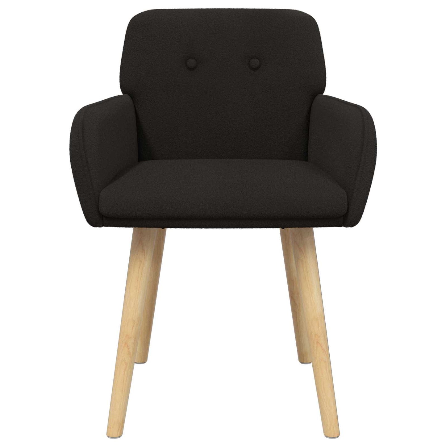 Eettafelstoelen 4 pcs Bouclé Zwart 59 x 57 x 85 cm