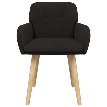 Eettafelstoelen 4 pcs Bouclé Zwart 59 x 57 x 85 cm