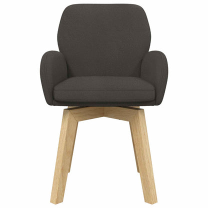 Eettafelstoelen 6 pcs Bouclé Donkergrijs 59 x 57 x 85 cm