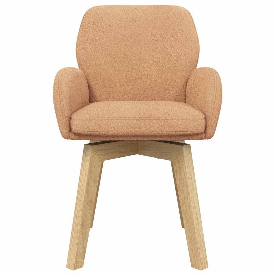 Eettafelstoelen 6 pcs Bouclé Beige 59 x 57 x 85 cm