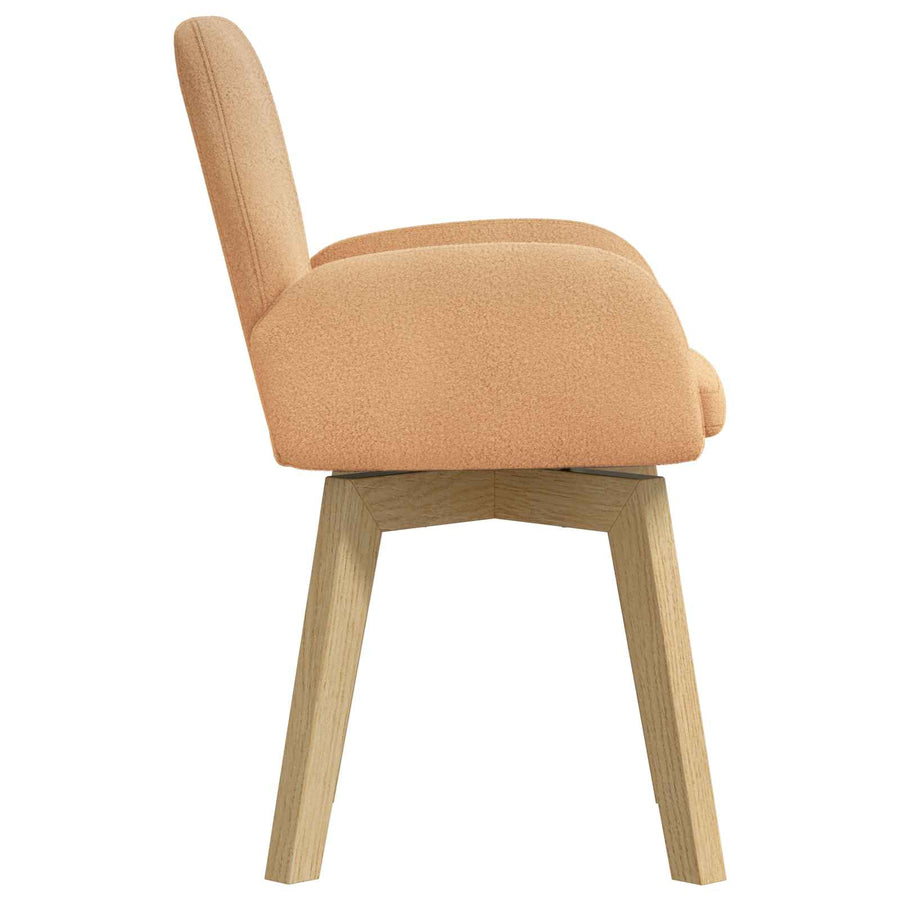 Eettafelstoelen 6 pcs Bouclé Beige 59 x 57 x 85 cm