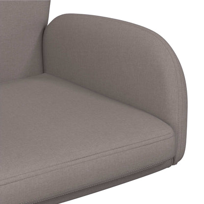 Draaiende Bureaustoelen 2 st 54 x 58 x 90 cm Taupe Stof