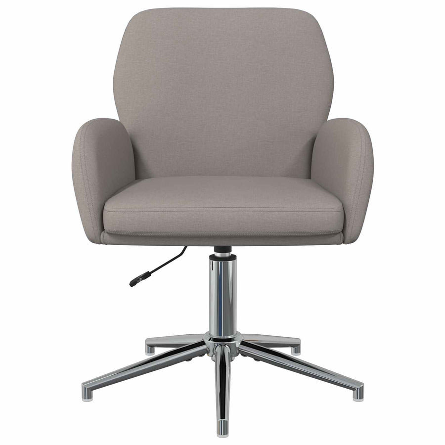 Draaiende Bureaustoelen 2 st 54 x 58 x 90 cm Taupe Stof