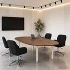 Draaiende Bureaustoelen 4 st 54 x 58 x 90 cm Zwart Stof