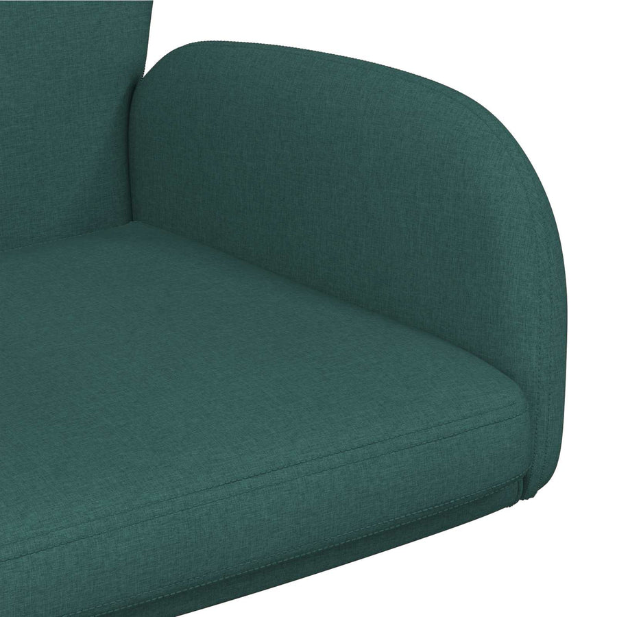 Draaiende Bureaustoelen 4 st 54 x 58 x 90 cm Donkergroen Stof