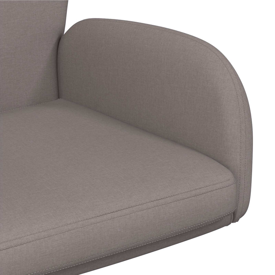Draaiende Bureaustoelen 4 st 54 x 58 x 90 cm Taupe Stof