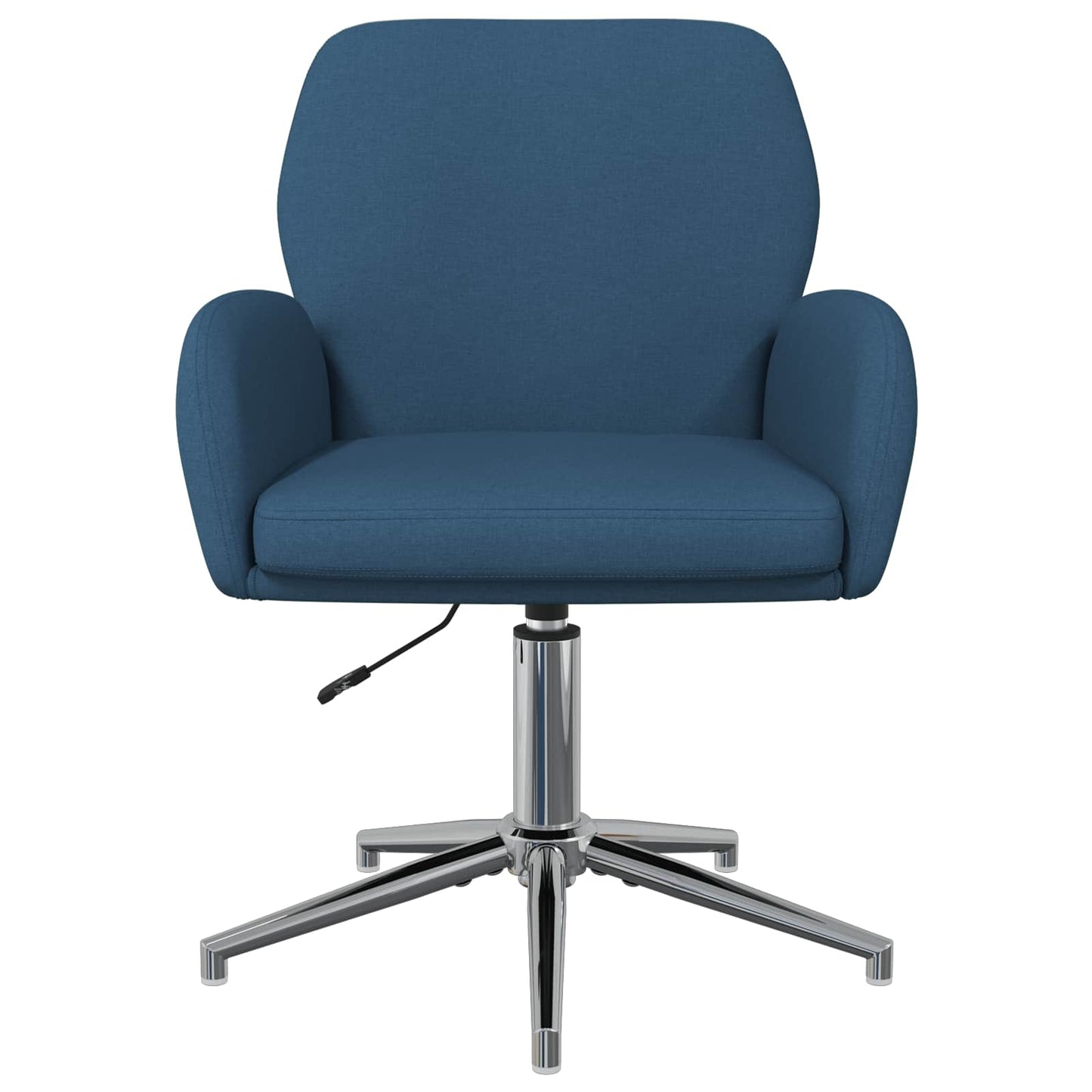 Draaiende Bureaustoelen 4 st 54 x 58 x 90 cm Blauw Stof