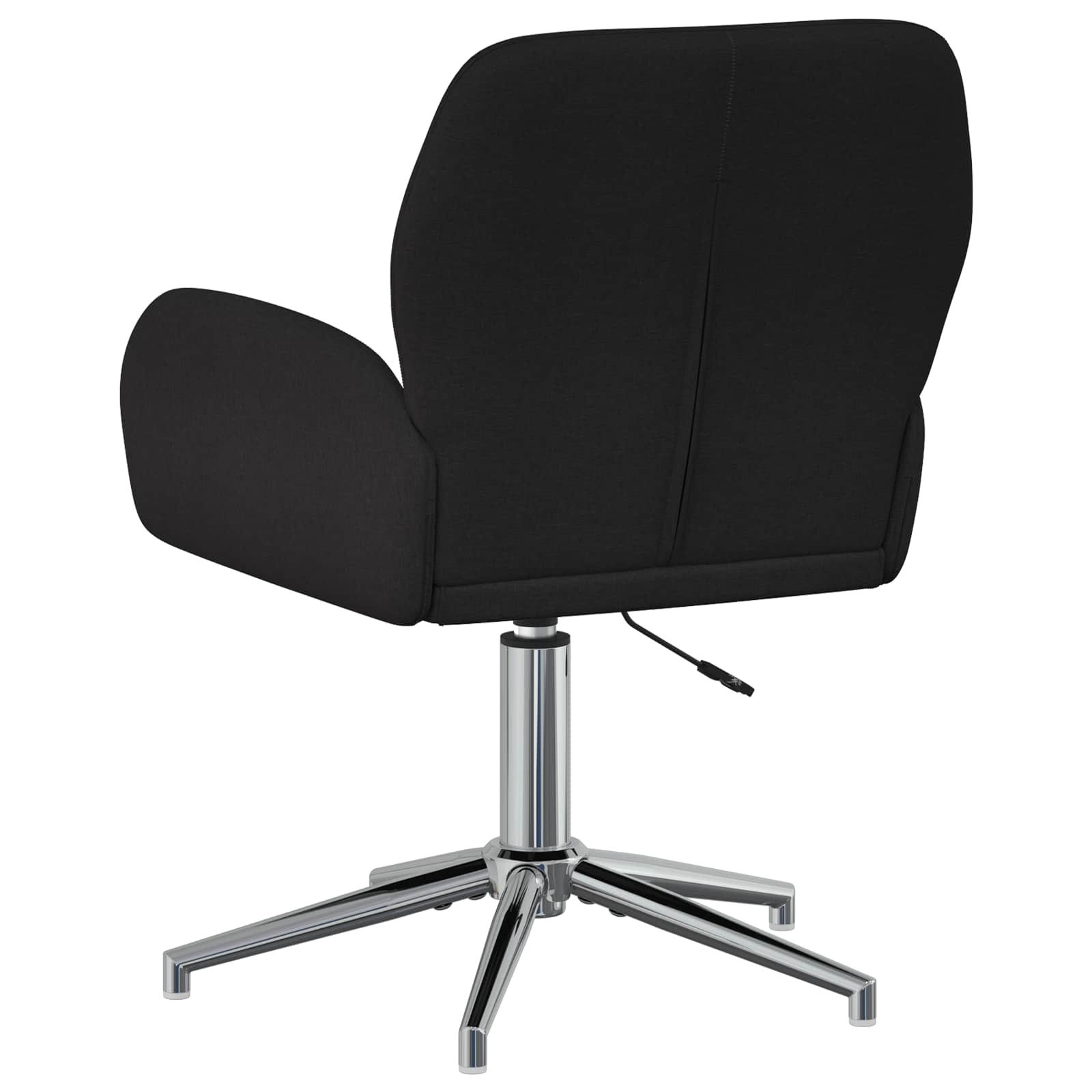 Draaiende Bureaustoelen 6 st 54 x 58 x 90 cm Zwart Stof