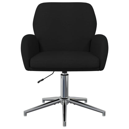 Draaiende Bureaustoelen 6 st 54 x 58 x 90 cm Zwart Stof