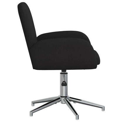 Draaiende Bureaustoelen 6 st 54 x 58 x 90 cm Zwart Stof