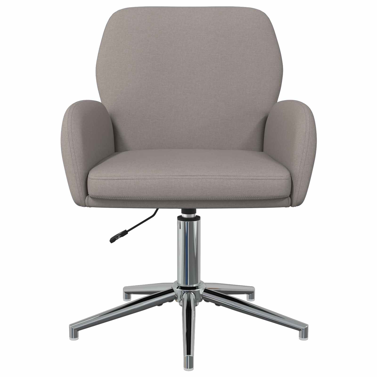 Draaiende Bureaustoelen 6 st 54 x 58 x 90 cm Taupe Stof