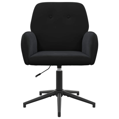 Draaiende Bureaustoelen 2 st 54 x 55 x 90 cm Zwart fluweel