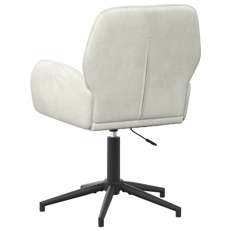 Draaiende Bureaustoelen 2 st 54 x 55 x 90 cm Crèmekleurig