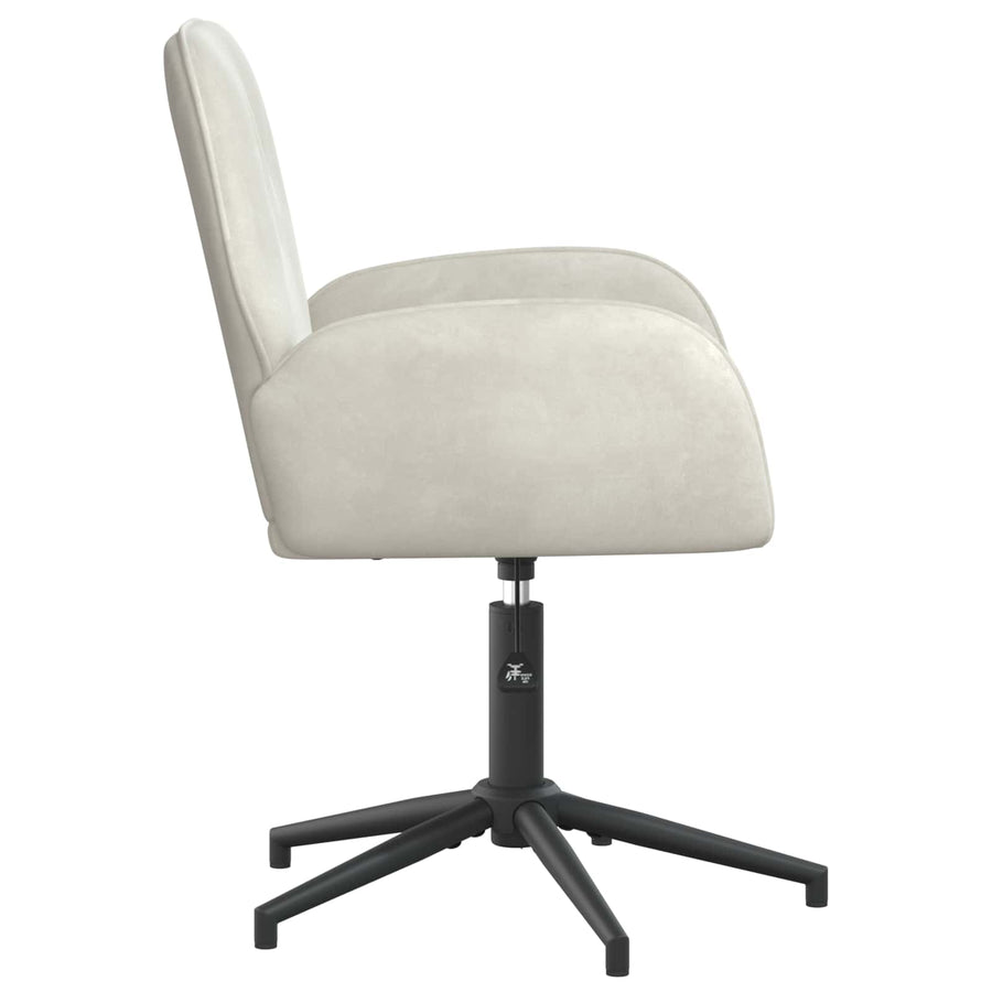 Draaiende Bureaustoelen 2 st 54 x 55 x 90 cm Crèmekleurig