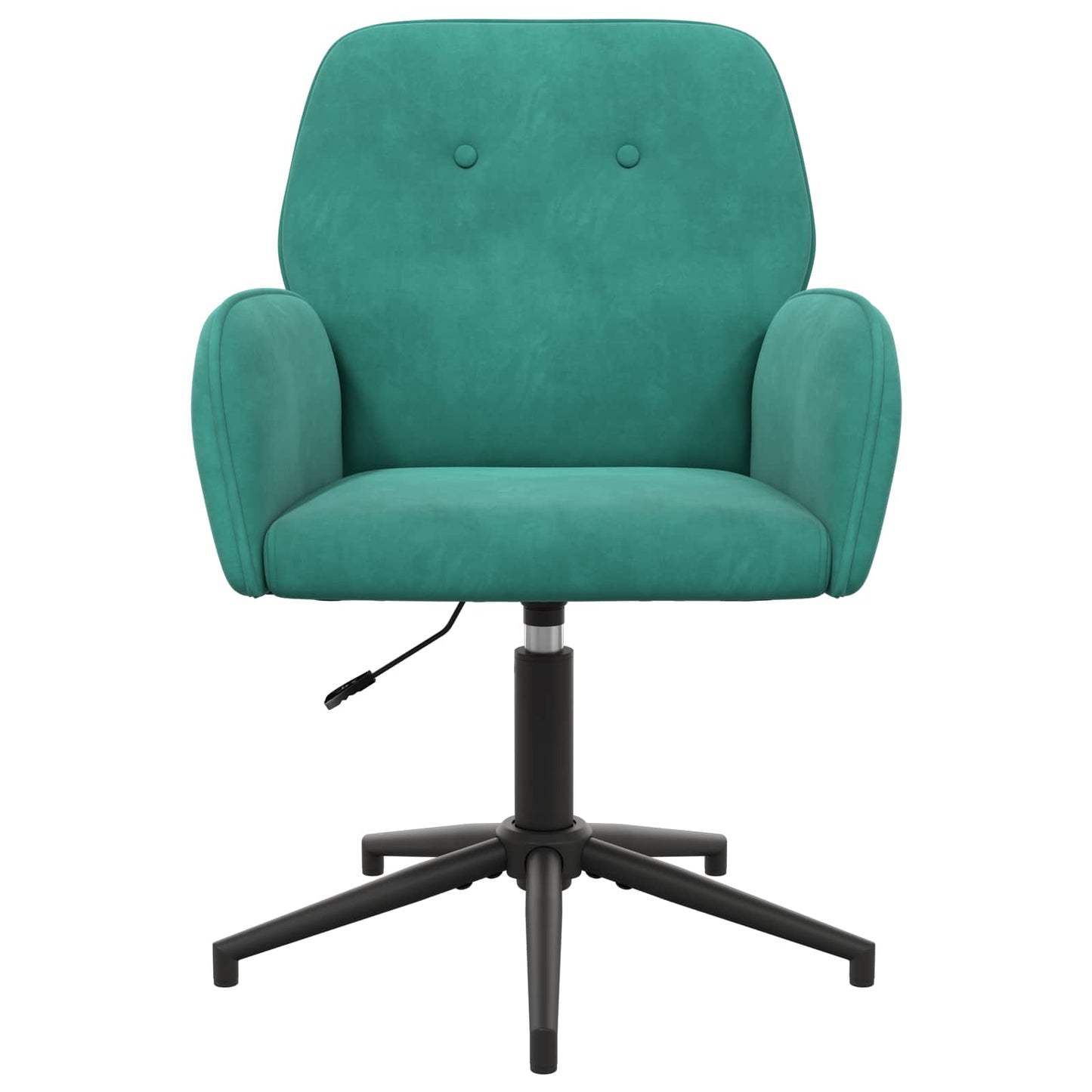 Draaiende Bureaustoelen 2 st 54 x 55 x 90 cm Turquoise fluweel