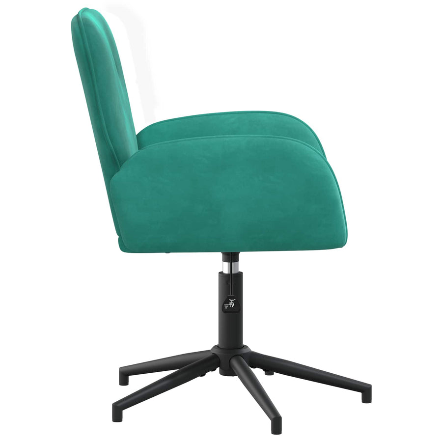 Draaiende Bureaustoelen 2 st 54 x 55 x 90 cm Turquoise fluweel
