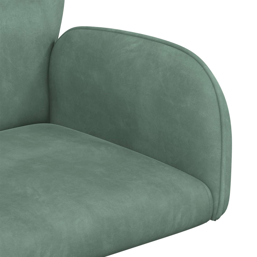 Draaiende Bureaustoelen 2 st 54 x 55 x 90 cm Zeegroen fluweel