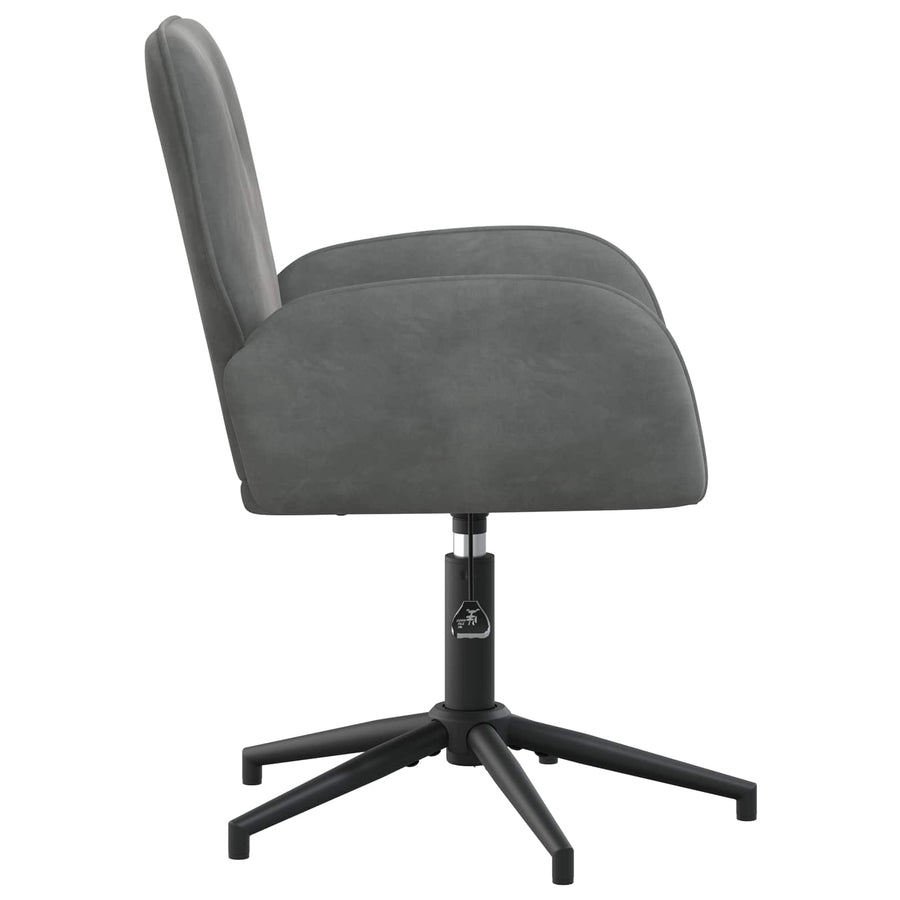 Draaiende Bureaustoelen 4 st 54 x 55 x 90 cm Donkergrijs