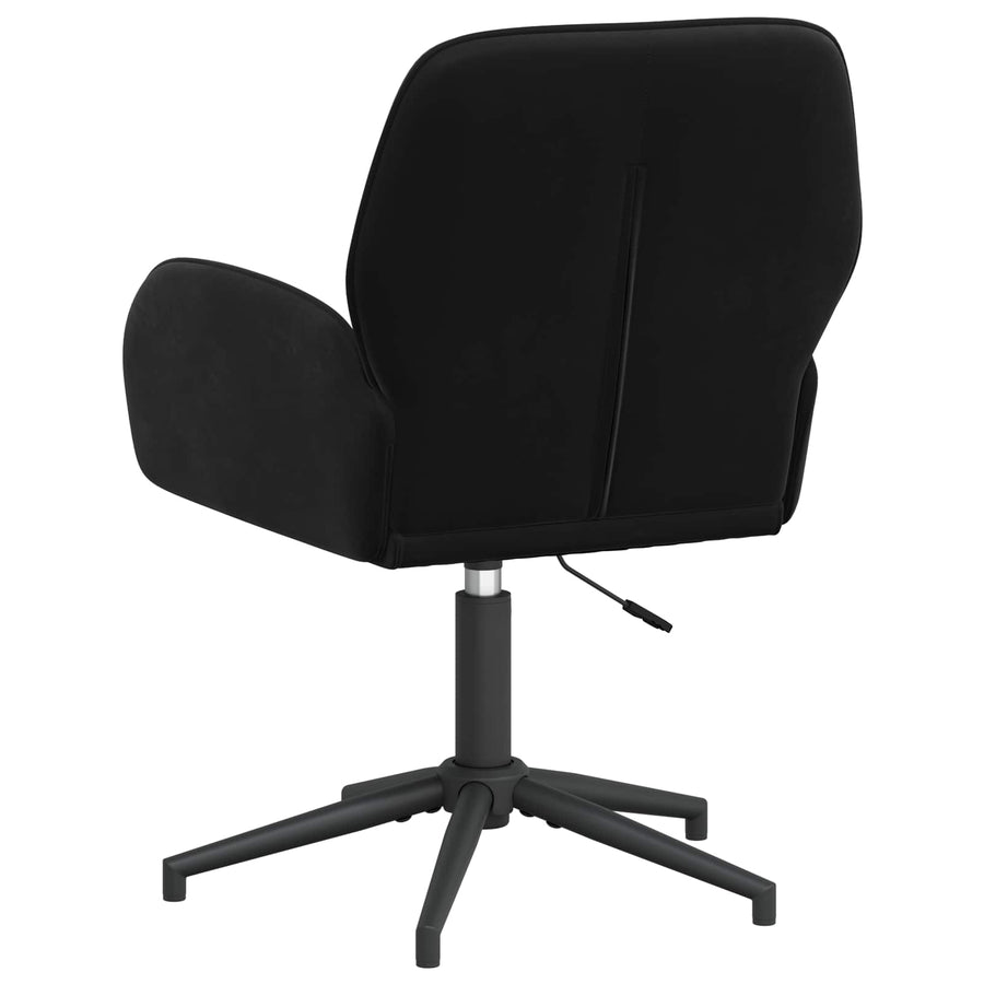 Draaiende Bureaustoelen 4 st 54 x 55 x 90 cm Zwart fluweel