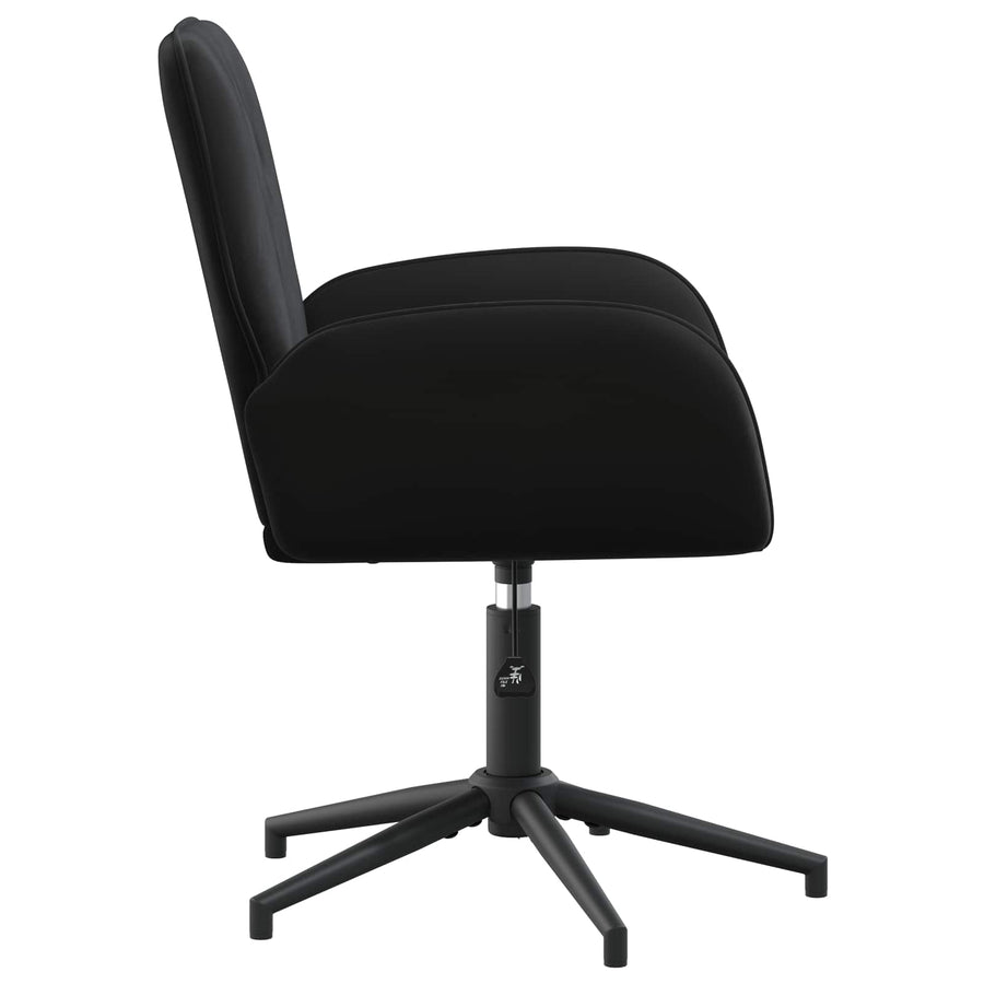 Draaiende Bureaustoelen 4 st 54 x 55 x 90 cm Zwart fluweel