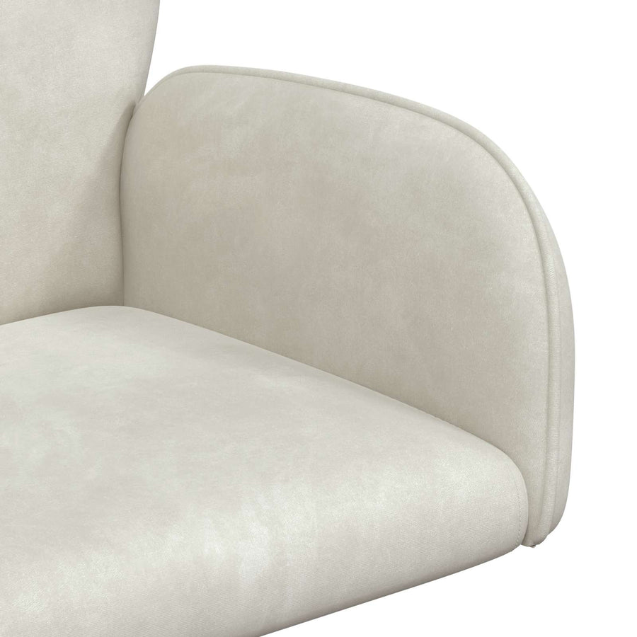 Draaiende Bureaustoelen 4 st 54 x 55 x 90 cm Crèmekleurig