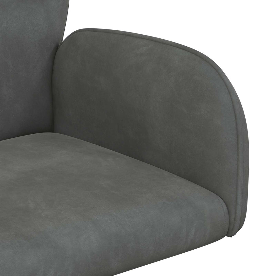Draaiende Bureaustoelen 6 st 54 x 55 x 90 cm Donkergrijs
