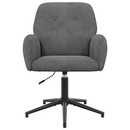 Draaiende Bureaustoelen 6 st 54 x 55 x 90 cm Donkergrijs