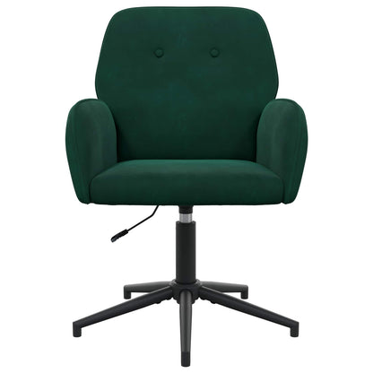 Draaiende Bureaustoelen 6 st 54 x 55 x 90 cm Donkergroen
