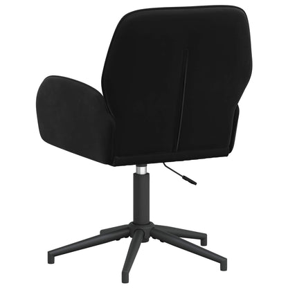 Draaiende Bureaustoelen 6 st 54 x 55 x 90 cm Zwart fluweel