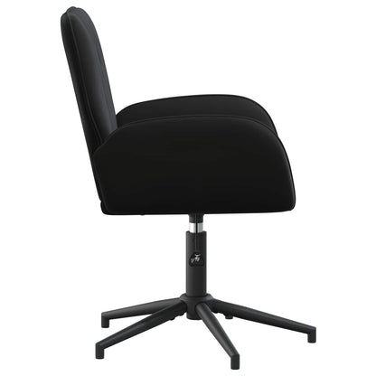 Draaiende Bureaustoelen 6 st 54 x 55 x 90 cm Zwart fluweel