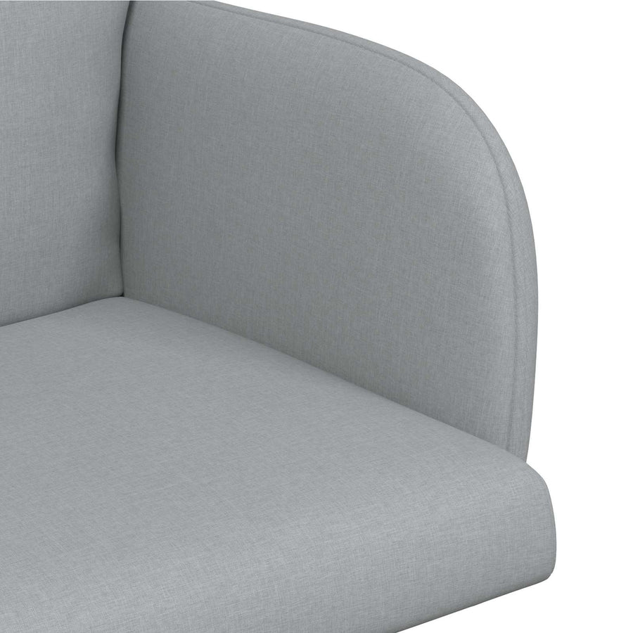 Eettafelstoelen 4 pcs Stof Lichtgrijs 60 x 56 x 96 cm