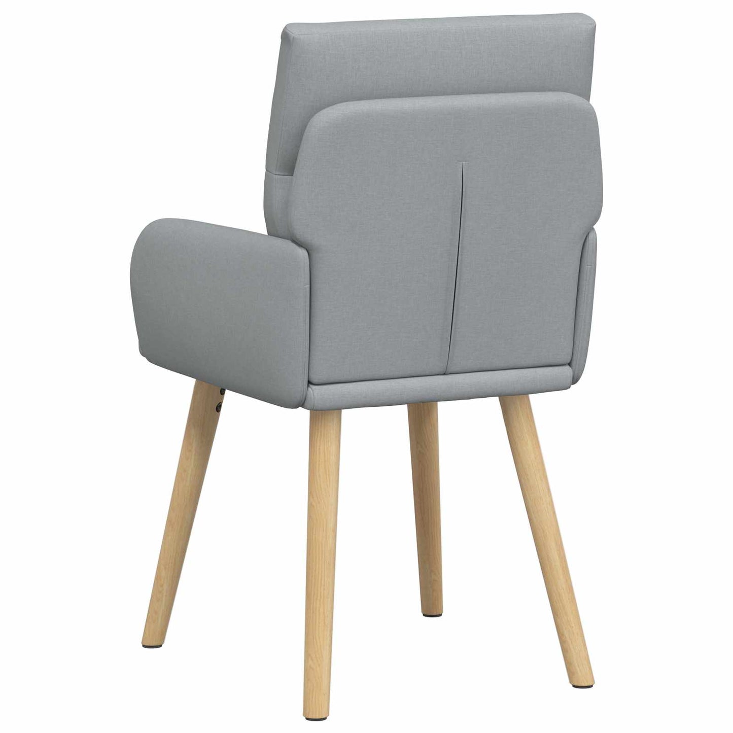 Eettafelstoelen 4 pcs Stof Lichtgrijs 60 x 56 x 96 cm