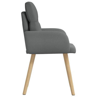 Eettafelstoelen 4 pcs Stof Donkergrijs 60 x 56 x 96 cm