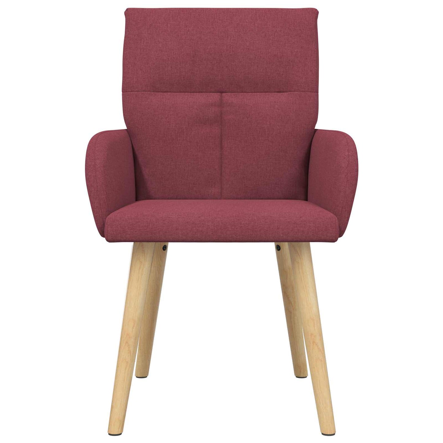 Eettafelstoelen 4 pcs Stof Wijnrood 60 x 56 x 96 cm