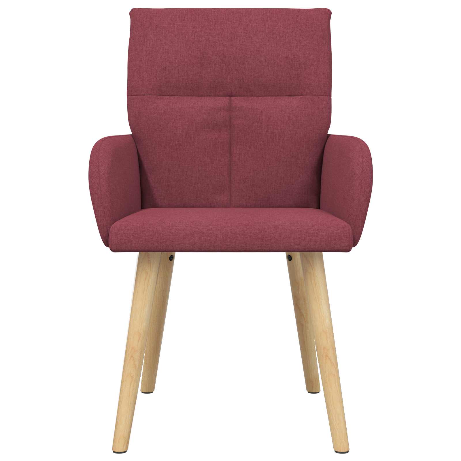 Eettafelstoelen 4 pcs Stof Wijnrood 60 x 56 x 96 cm