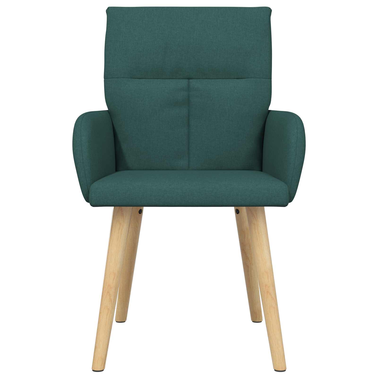 Eettafelstoelen 4 pcs Stof Donkergroen 60 x 56 x 96 cm