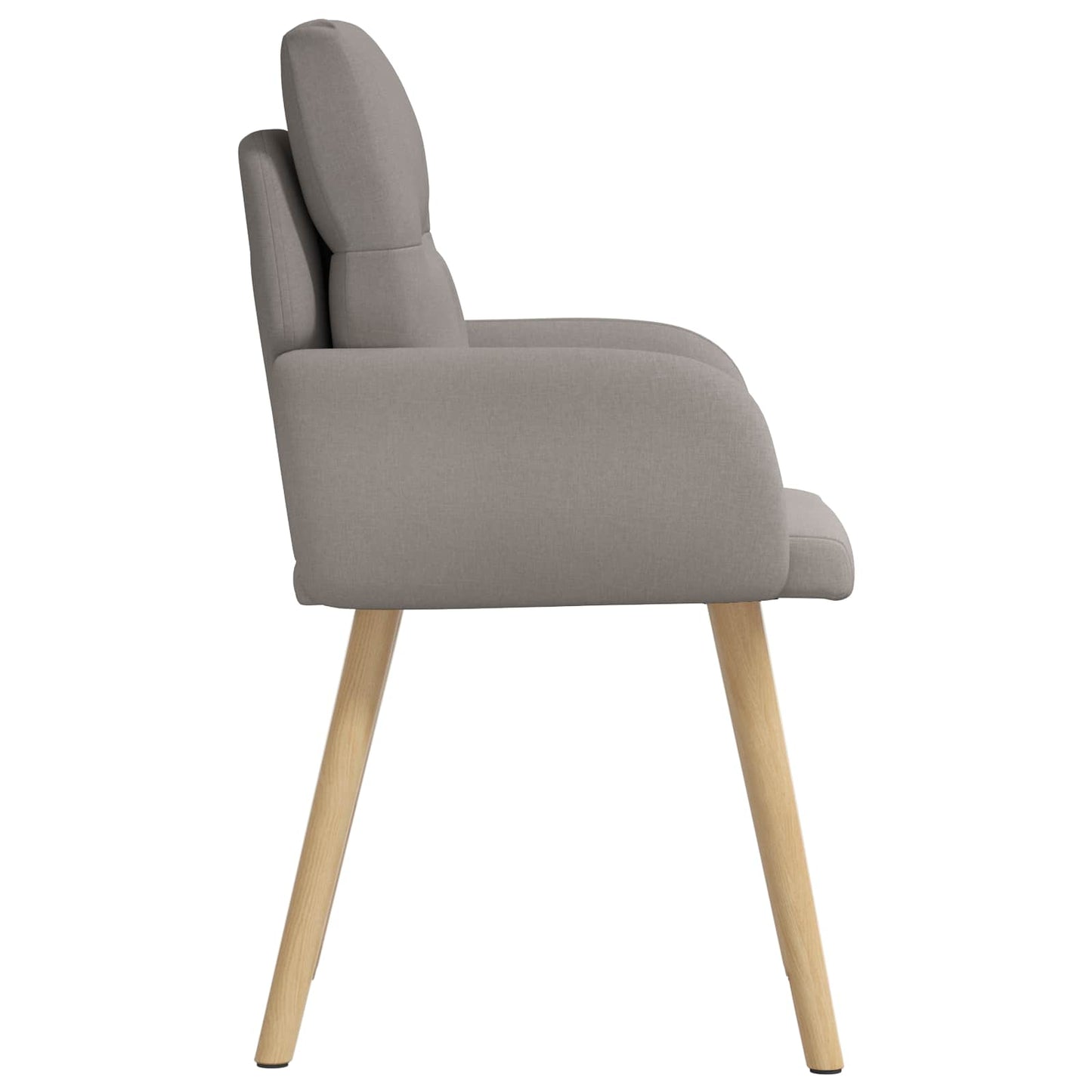 Eettafelstoelen 4 pcs Stof Taupe 60 x 56 x 96 cm