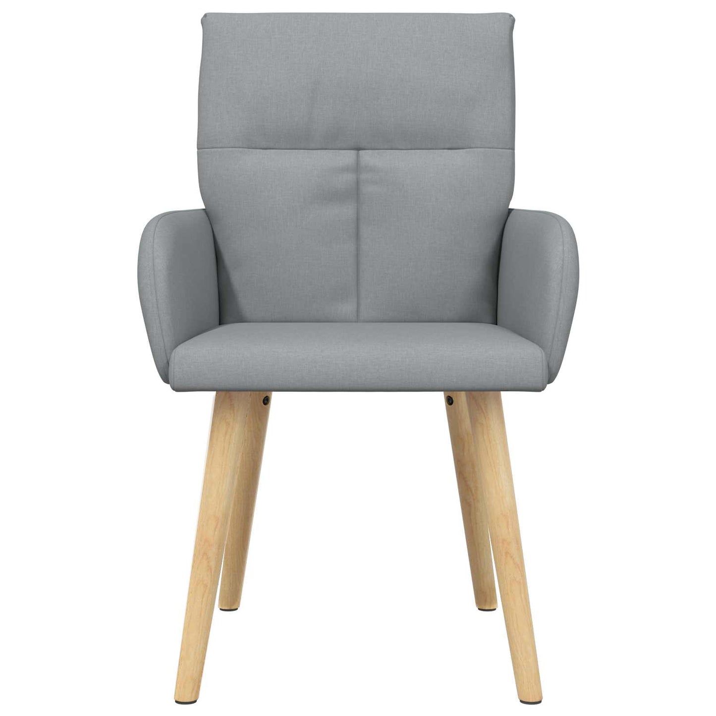 Eettafelstoelen 6 pcs Stof Lichtgrijs 60 x 56 x 96 cm