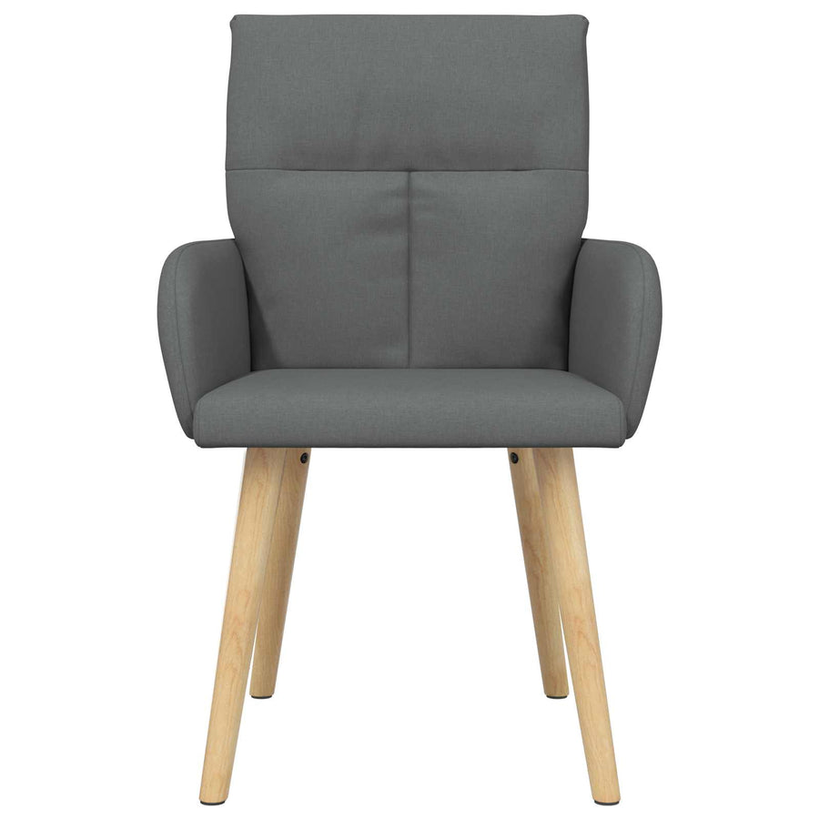 Eettafelstoelen 6 pcs Stof Donkergrijs 60 x 56 x 96 cm