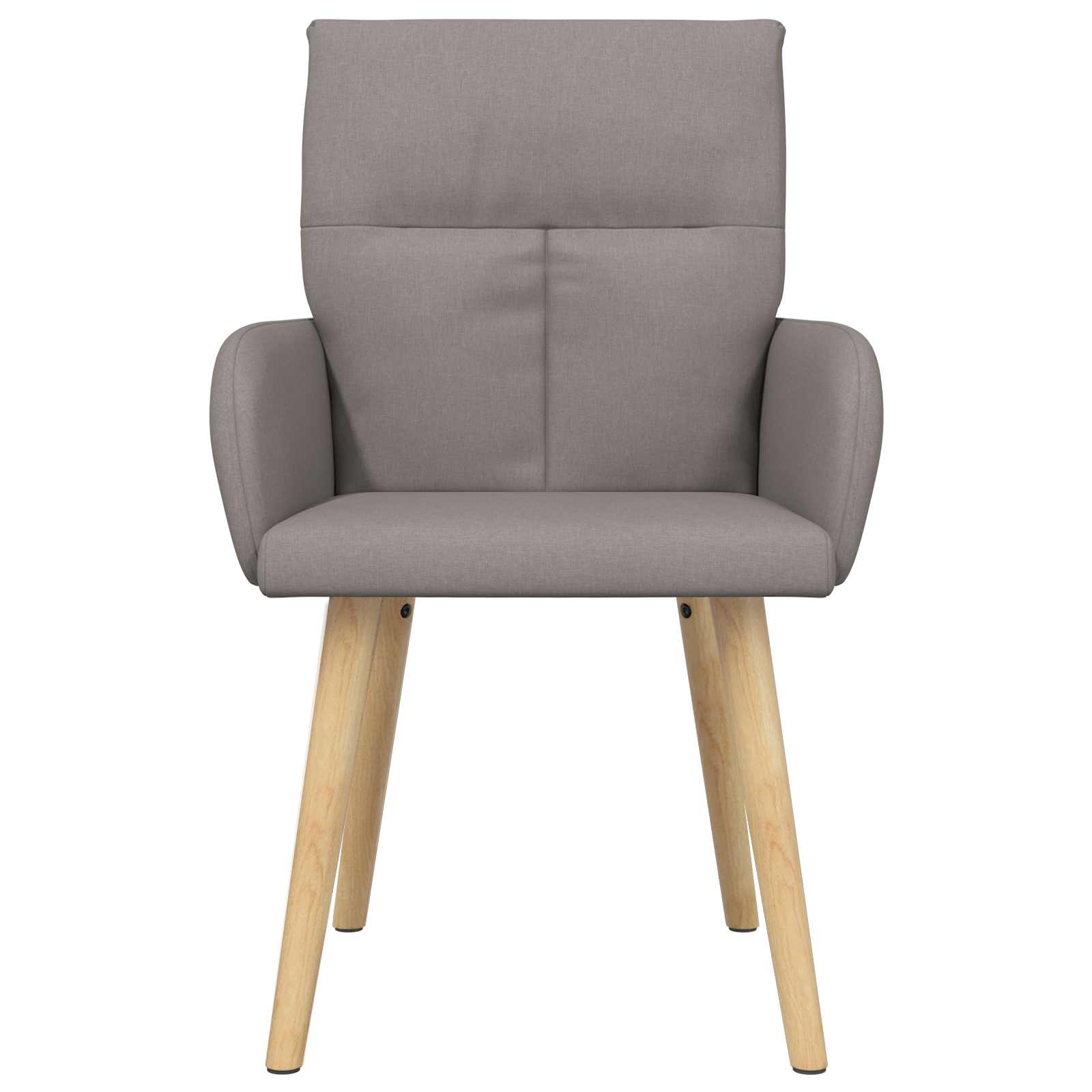 Eettafelstoelen 6 pcs Stof Taupe 60 x 56 x 96 cm