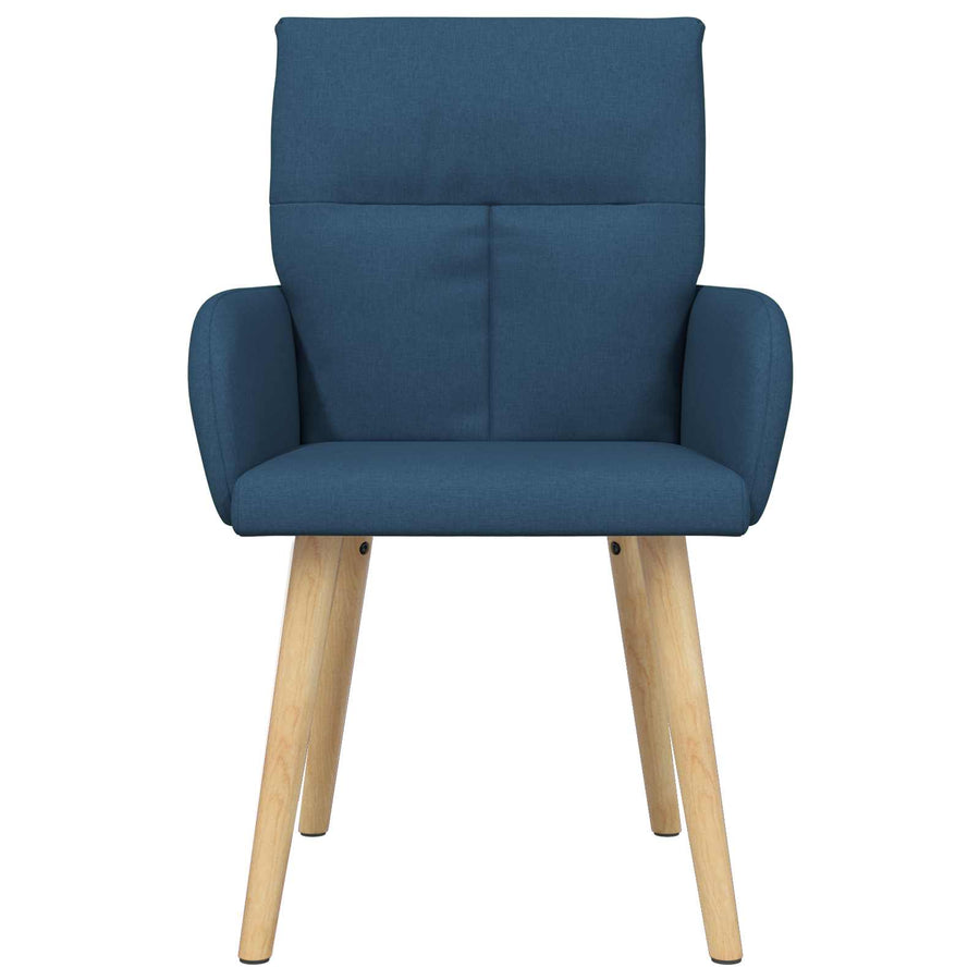 Eettafelstoelen 6 pcs Stof Blauw 60 x 56 x 96 cm