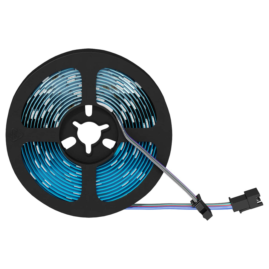LED-strip 12 pcs Zwart en transparant 2500 mm