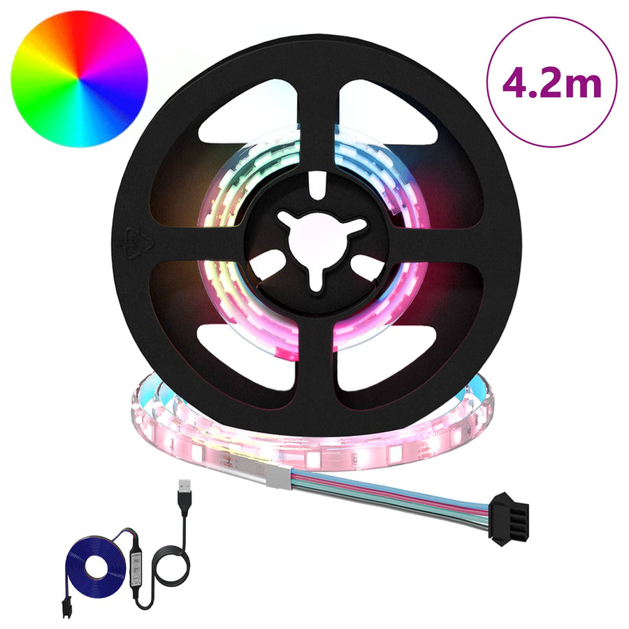 LED-strip 12 pcs Zwart en transparant 350 mm Koper en kunststof
