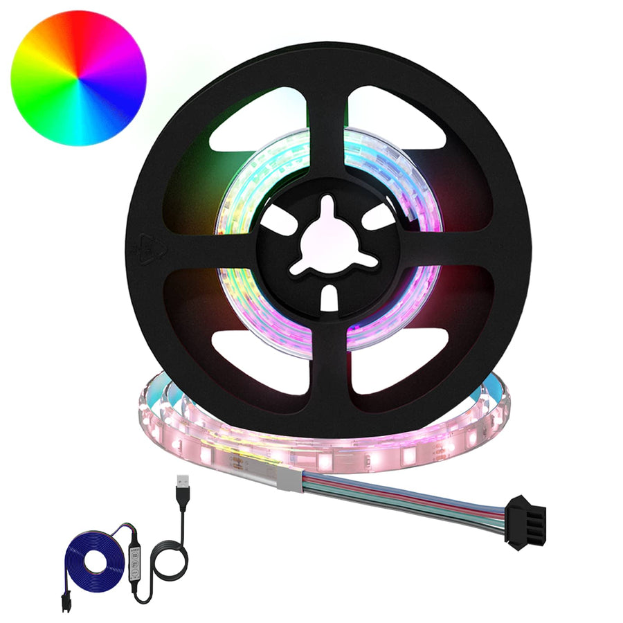 LED-strip 12 pcs Zwart en transparant 450 mm Koper en kunststof