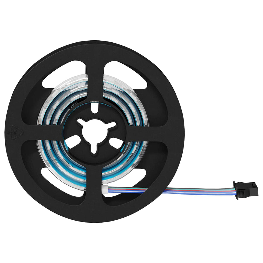 LED-strip 4 pcs Zwart en transparant 55 x 0,8 x 0,3 cm