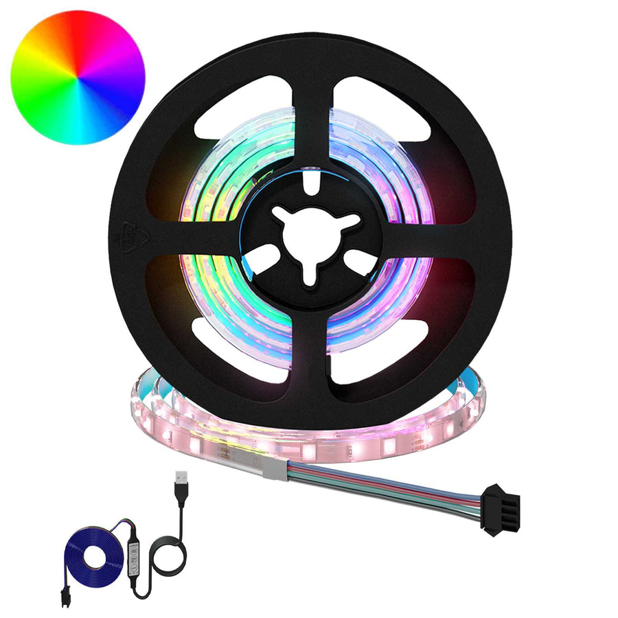 LED-strip 12 pcs Zwart en transparant 550 mm Koper en kunststof